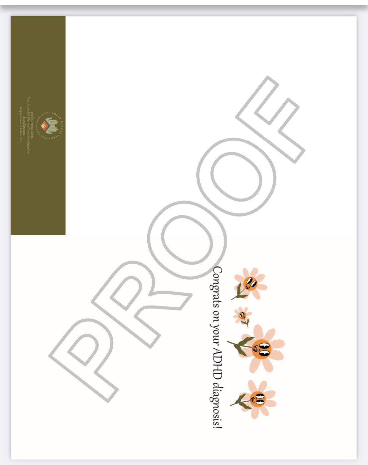 "Congrats on your ADHD Diagnosis" Greeting Card