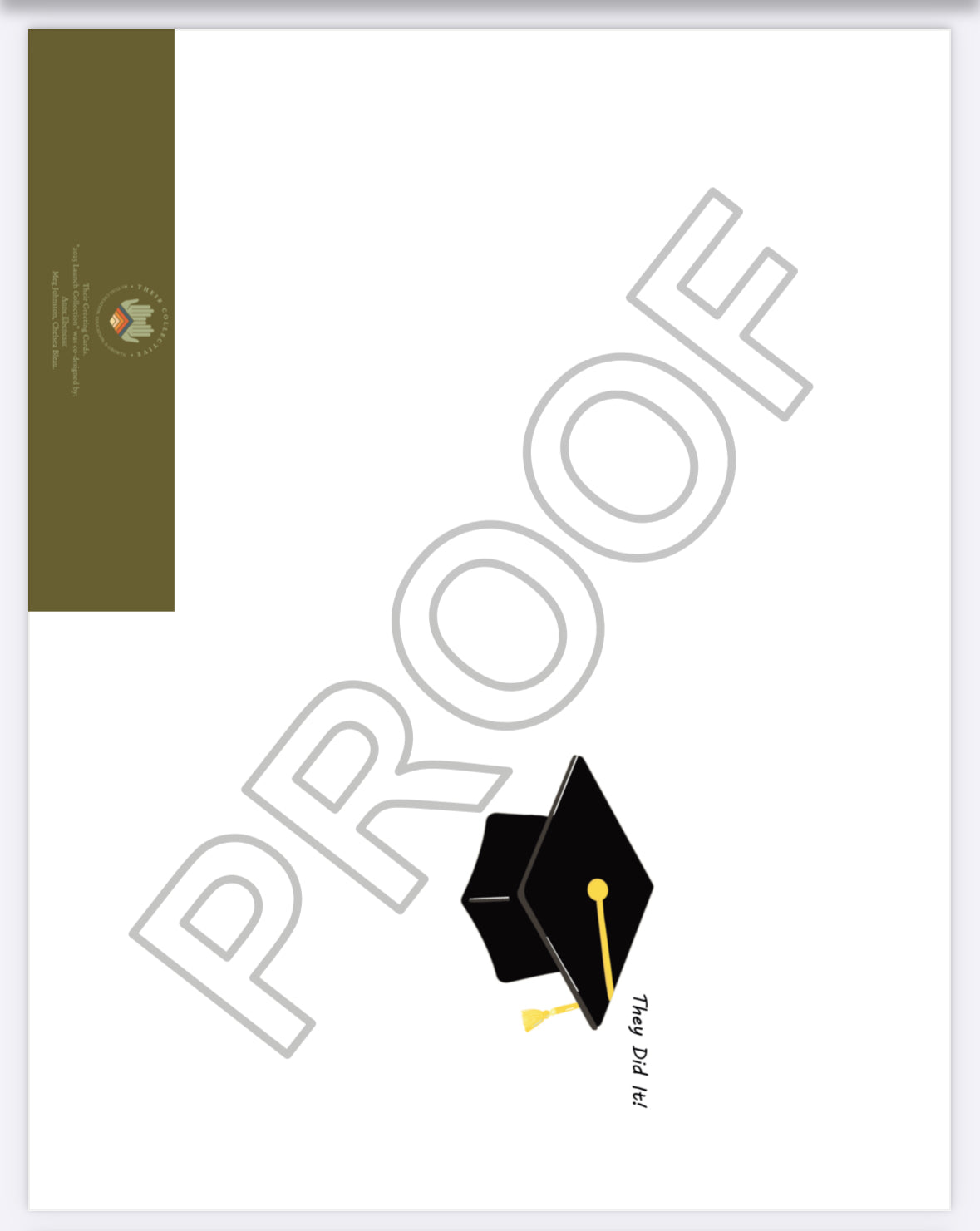 "Graduation" Greeting Card