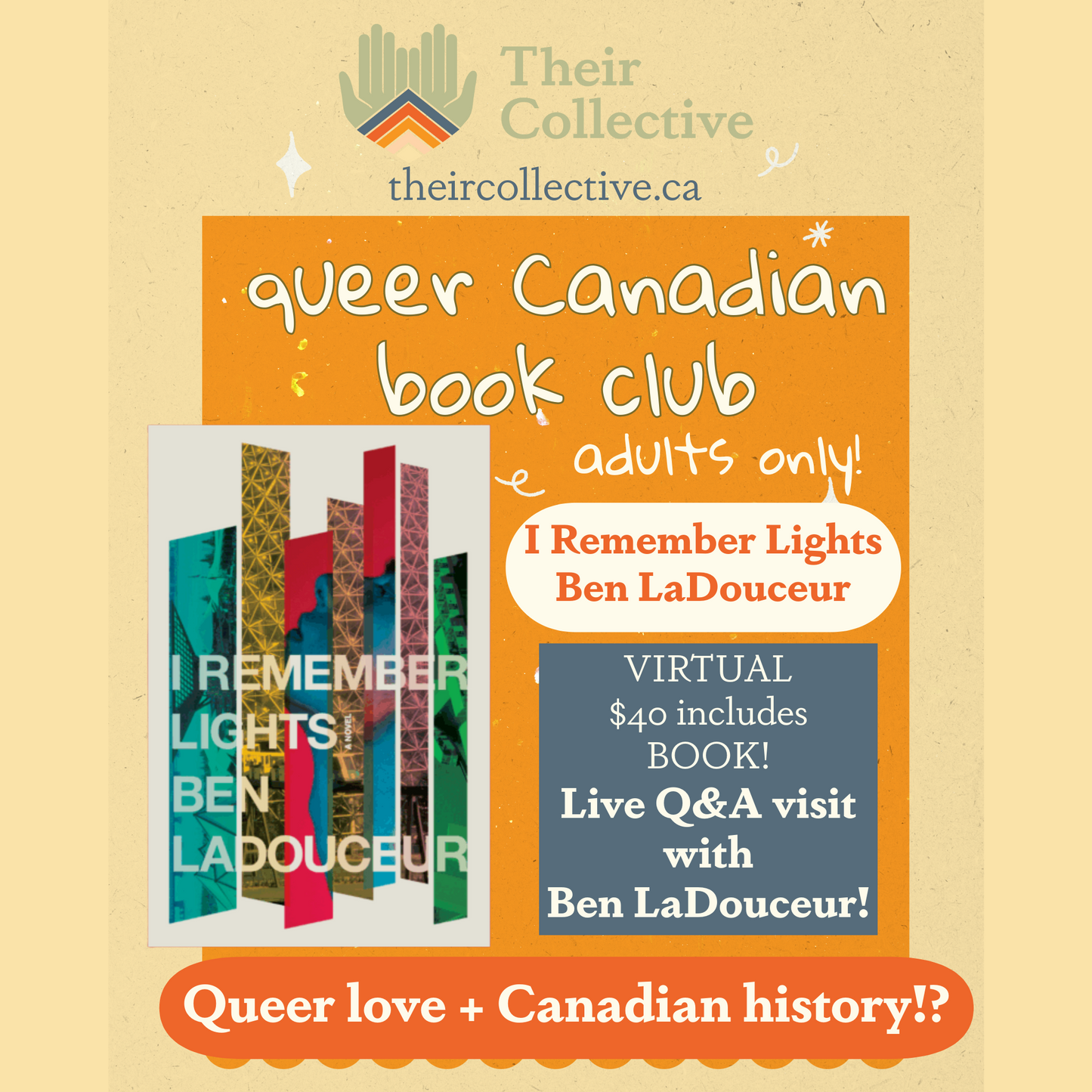 QUEER CANADIAN BOOK CLUB: I Remember Lights.