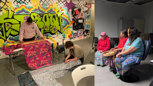 Representing Our Spirit. How making Ribbon pants as a Two-Spirit Educator led to community care.