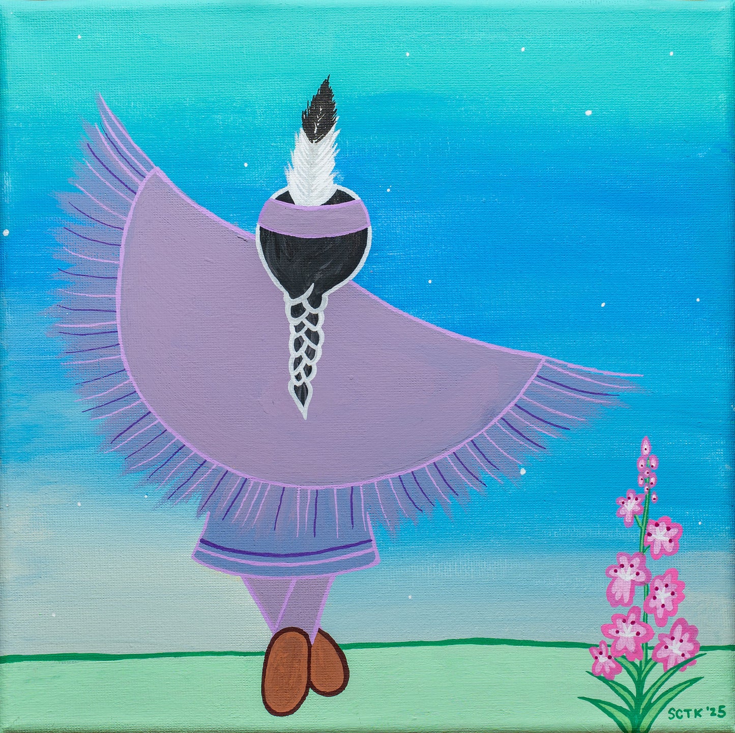 "Fireweed Dancer" Art Print