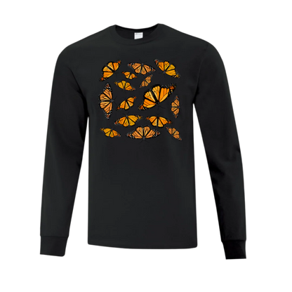 Long Sleeve T Shirt - Butterflies