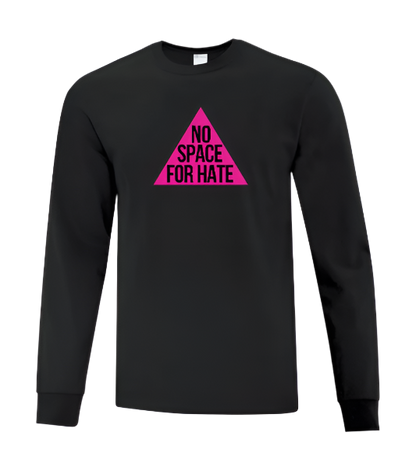 Long Sleeve T Shirt -Pink Triangle
