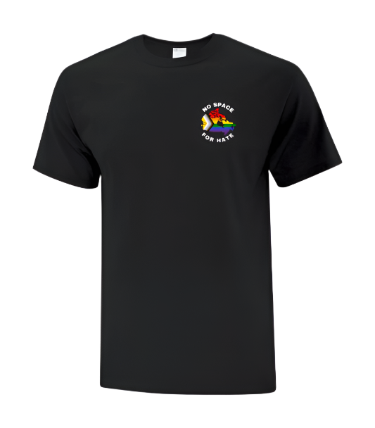 T-Shirt - No Space For Hate Canada Map (Small Graphic)