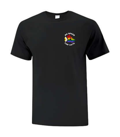 T-Shirt - No Space For Hate Canada Map (Small Graphic)