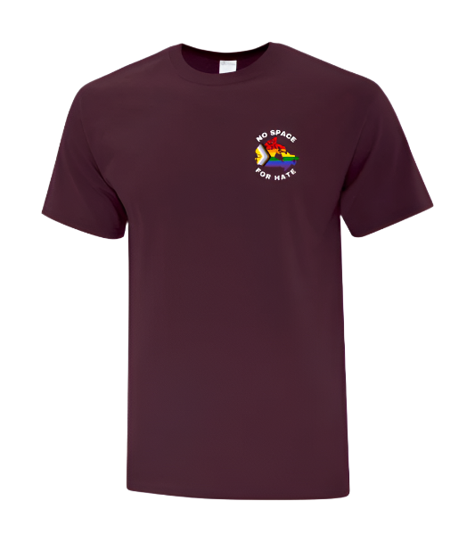 T-Shirt - No Space For Hate Canada Map (Small Graphic)