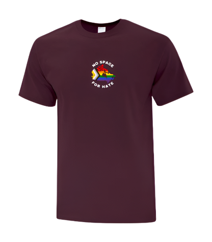 T-Shirt - No Space For Hate Canada Map (Small Graphic)
