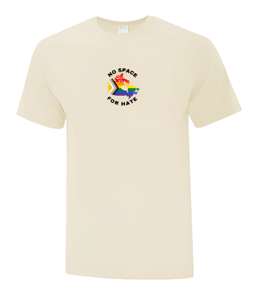 T-Shirt - No Space For Hate Canada Map (Small Graphic)