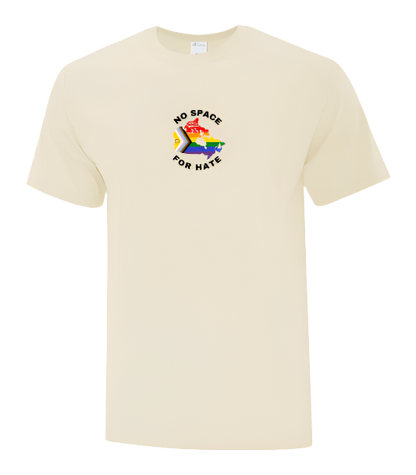 T-Shirt - No Space For Hate Canada Map (Small Graphic)