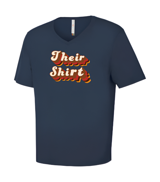 V Neck T-Shirt - Their Shirt