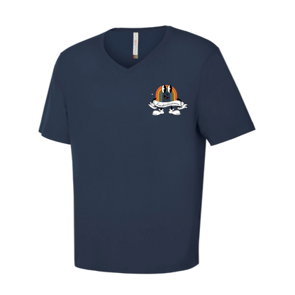 V Neck T-Shirt - I Care About Your Pronouns