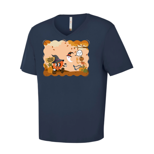 V Neck T-Shirt - Sit With Us!