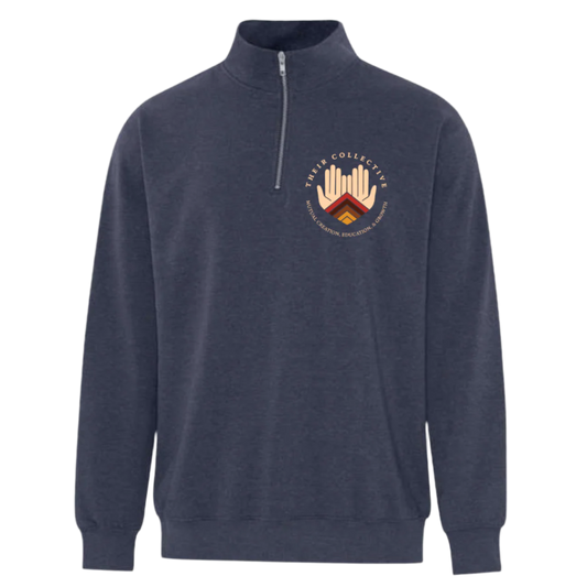 1/4 Zip Pullover - Their Collective Logo