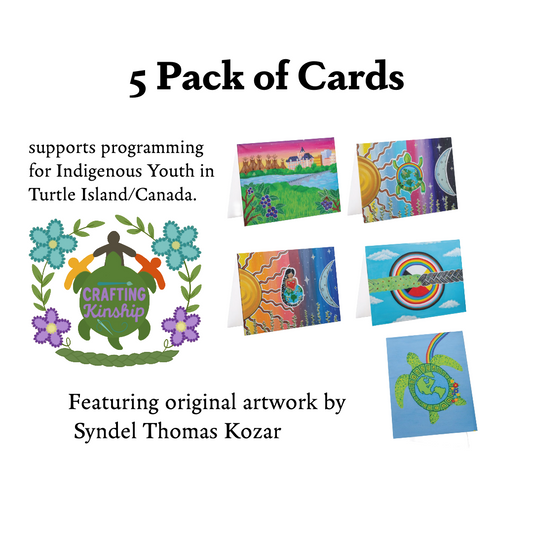 5 Pack of Indigenous Art Cards