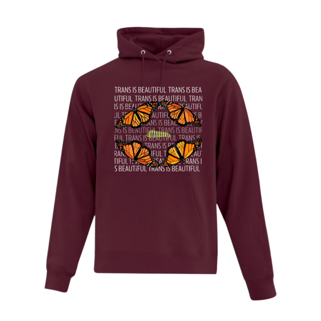Hoodie - Trans is Beautiful.