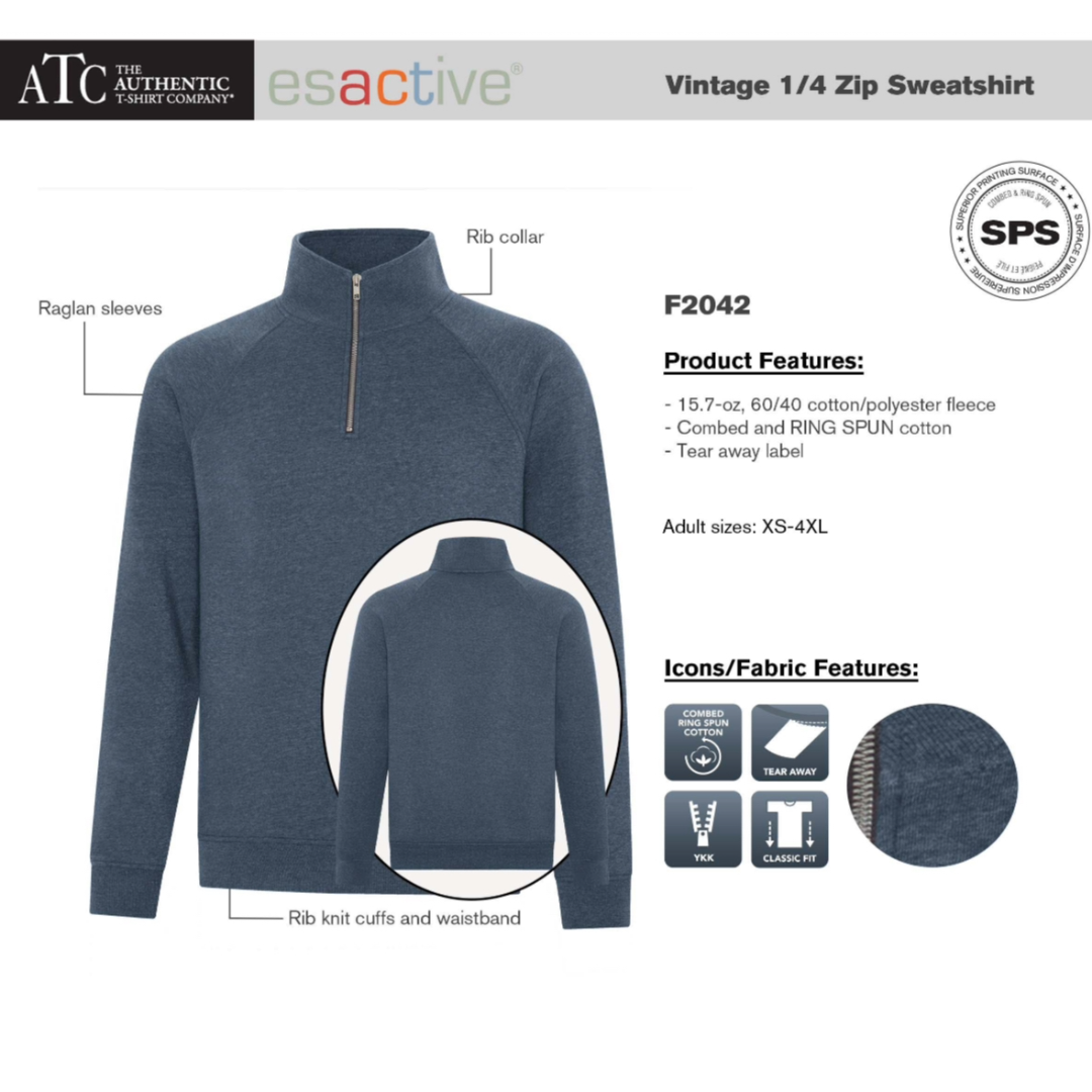 1/4 Zip Pullover - Heart On Their Sleeve.